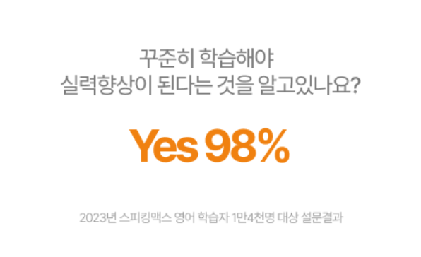 꾸준히 학습해야 실력향상이 된다는것을 98%는 알고있다